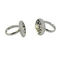 thumbnail image 3 of Base del anillo de 10 piezas Sunnimix anillos en blanco para la fabricación de joyas, 3 of 7