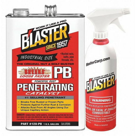 B'laster Penetrating Lubricant Can, 1 gal - Clear