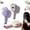 3 PCS, variant on Electric Steam Brush for Hair, Electric Spray Air Cushion Comb, Detangling Steam Brush for Hair, Portable Cordless Rechargeable Red Light Brushs with Detangling Comb, Anti-Static (Purple)