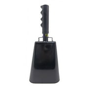 11.2 inch Black Bell Black Handle Cowbell with Stick Grip Handle Used for Cheering at Sporting Events - Cow Bell by Stewart Tradingâ?¢