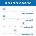 thumbnail image 2 of BEST- Hammermill Printer Paper, Premium Inkjet & Laser Paper 24 Lb, 8.5 X 11 - 1 Ream, 2 of 5