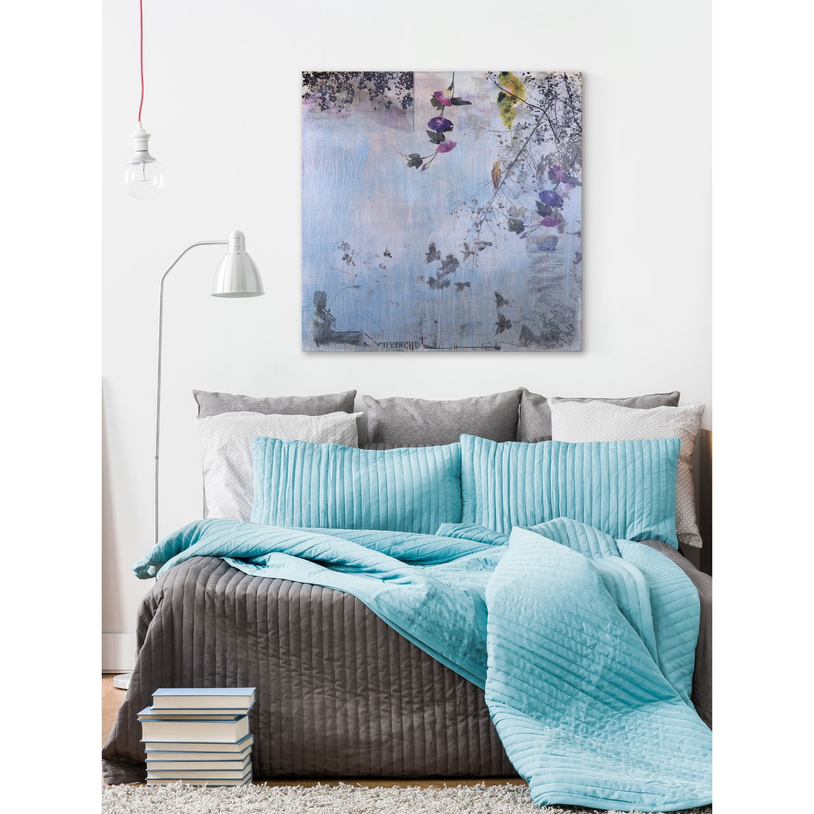 "Hummingbird" Painting Print on Wrapped Canvas