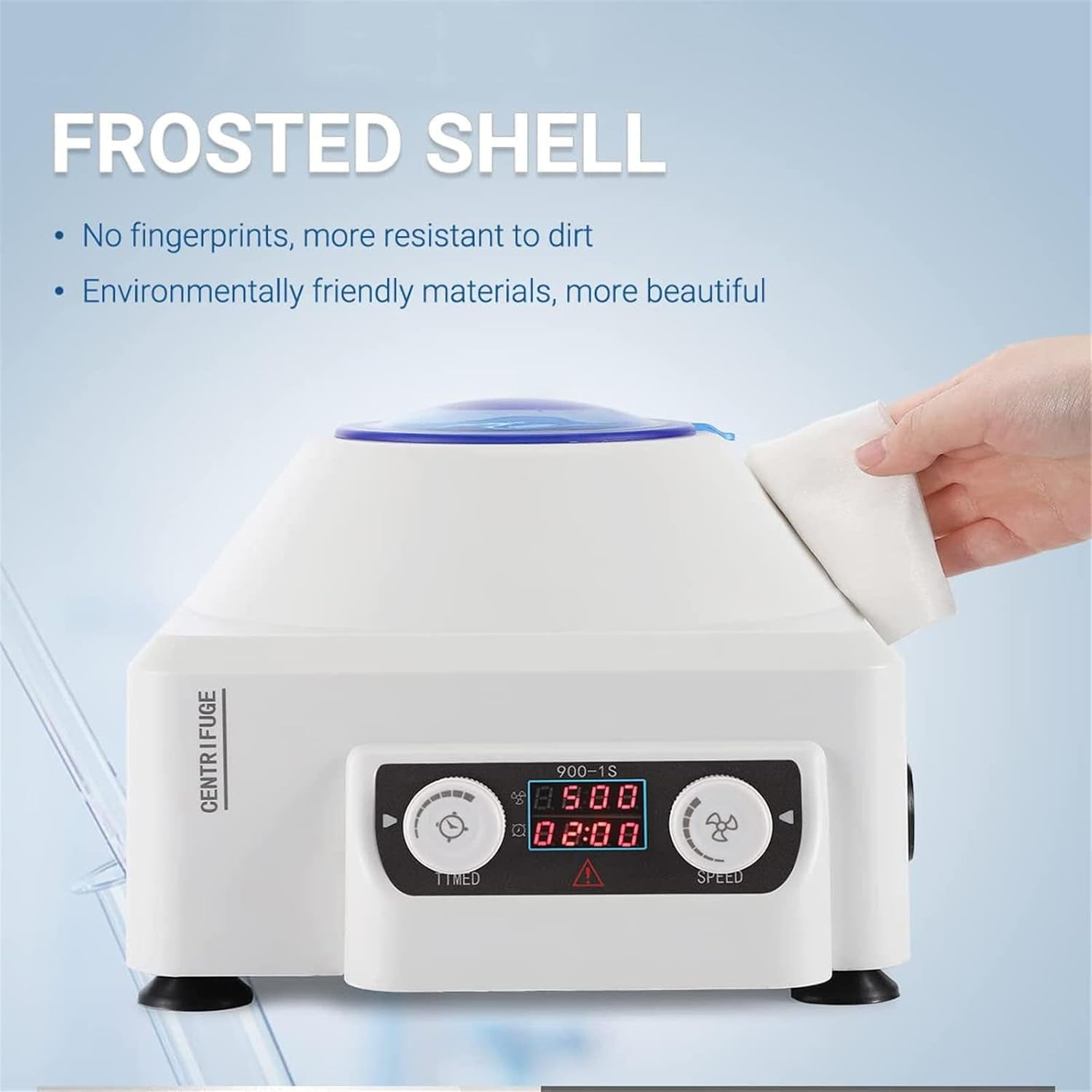 Lab Centrifuge Machine with 0-60min Time & 0-4000RPM Speed Adjustable, Electric Blood Centrifuge for Lab School Science Plasma Research