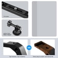 thumbnail image 4 of Underwater Diving Rig, Diving Rig Dive Tray Mount Silione Anti Slip Grip Stabilizer with 2 Cold Shoe 1/4in 3/8in Screw Hole Action Camera Accessory for Insta360, 4 of 8