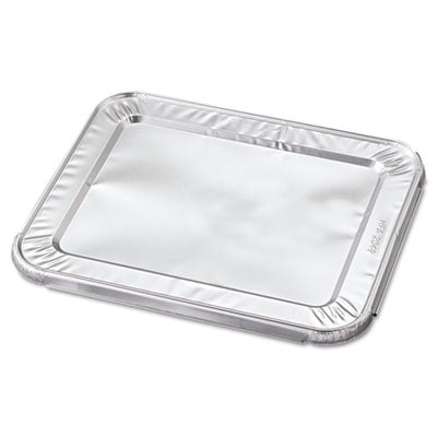 HFA® Steam Pan Foil Lids, Fits Half-Size Pan, 12.27 x 10.44, 100/Carton 204930