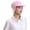 Cloth top hat-Pink, variant on Modern Unisex Chefs Hat Oil Resistant Flat Top for Professional Kitchens and Media Appearances