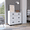 White#2, variant on Chests Of Drawers, Kaia 3 Drawers Dresser, Superior Top -Black / Pine, Multicolor Dressers,Particle Board Wooden Dressers, Furniture Bedroom Furniture Dressers, Chests & Wardrobes