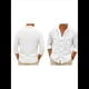 thumbnail image 3 of Camisa Guayabera de Larga con Cuatro Bolsillos para Hombre, Detalle de Pinzas, Corte Holgado M, 3 of 6