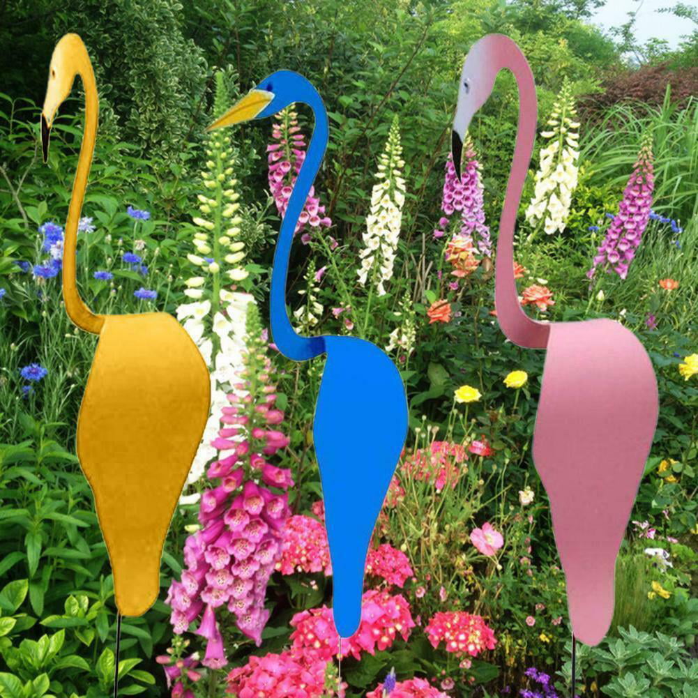 COLORFUL SOLAR GARDEN PEACOCK WIND SPINNER LIGHT Yard Garden Whimsy Bird Art