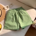 thumbnail image 2 of Toddler Boys Girls Green Shorts with Lightweight Running Shorts for Girls Kids Quick Dry Sports Active Short 3T, 2 of 5