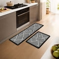 thumbnail image 2 of Diatomaceous Earth Absorbent Mat, 2 Pack Water and Oil Absorbing Quick Dry Non Slip Kitchen Bathroom Entryway Rug, Multicolor, 16x24 and 16x47 Inch, 2 of 7