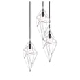 thumbnail image 3 of Woodbridge Lighting Lanning 5-Light Metal Chandelier in Chrome/Bronze, 3 of 7
