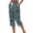 Mint Green, variant on Zysthvn Cotton Capris for Women Cropped Casual Summer Straight Leg Pants for Women Drawstring with Pockets Star Print Button Loose