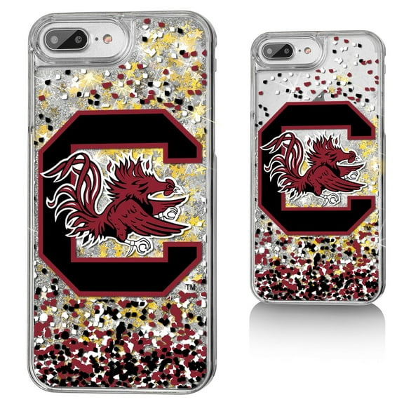 South Carolina Gamecocks iPhone Glitter Confetti Design Case