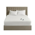 Serta Waterproof Heated Mattress Pad, Twin XL, White