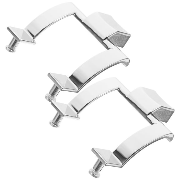 FOMIYES 2pcs Stainless Steel Shower Door Handle Replacement Bathroom Pull Handle