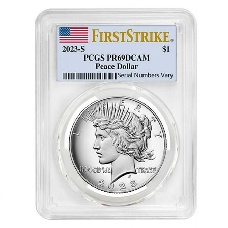 2023-S Peace Silver Dollar Proof Coin PCGS PF 69 FS