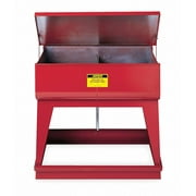 Justrite Twin Chamber Rinse Tank,Floor,8 gal. 27140