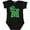 AB-Black, variant on Inktastic Irish St Patricks Day Letter M Monogram Boys or Girls Baby Bodysuit