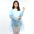 thumbnail image 3 of jangslng Travel Disposable Raincoat Adult Emergency Waterproof Hooded Poncho Rainwear, 3 of 8