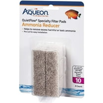 Aqueon Ammonia Reducer for QuietFlow LED Pro Power Filter 10 [Aquarium Filter Pads, Aquarium Supplies] 24 count (6 x 4 ct)