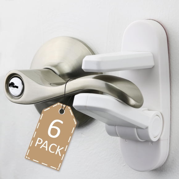 Cerradura de puerta a prueba de niños Wappa Baby (paquete de 6)