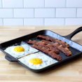 thumbnail image 2 of Lodge 11 Inch Cast Iron Divided Griddle, 2 of 4