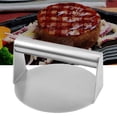 thumbnail image 4 of Press de Carne, Inofensiva Resistente a la Corrosión 304 Stick de Acero Manual inoxidable de Hamburguesas de Hamburguesas para la Parrilla para Freír para el Tocino, 4 of 7