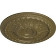 thumbnail image 3 of 38 3/8"OD x 2 7/8"P Oslo Ceiling Medallion (Fits Canopies up to 7 5/8"), Hand-Painted Mississippi Mud, 3 of 6