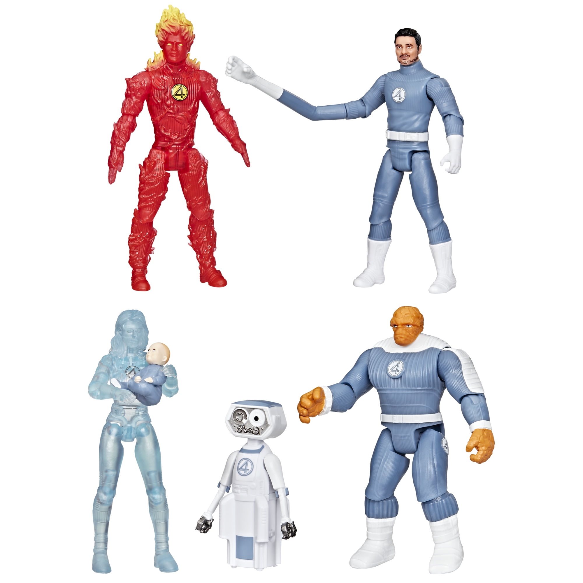 Marvel Studios The Fantastic Four Epic World of Action Marvel’s First Family Collection 6-Figure Set