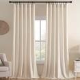 thumbnail image 1 of Cortinas Joydeco Velvet White Blackout, 213 x 213 cm, 2 paneles, 1 of 8