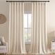thumbnail image 1 of Cortinas Joydeco Velvet White Blackout, 213 x 213 cm, 2 paneles, 1 of 8