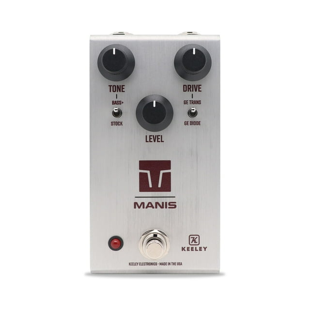 Pedal Overdrive Keeley Manis con duplicador de voltaje
