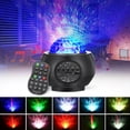 thumbnail image 2 of AAOMASSR 3-In-1 Star Projector Night Lights with Hi-Fi Stereo Bluetooth Speaker, Voice&Remote Control Sky Nebula/Moving Ocean Wave, Best Gift for Kids Adults for Bedroom/Party Black, 2 of 8