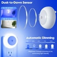 thumbnail image 5 of FERSWE Night Light, Night Lights Plug into Wall, Dusk to Dawn Sensor, Blue Led Night Light 0.5W, 6 Pack Nightlight for Adults, Bedroom, Bathroom, Hallway, Kitchen, 5 of 7