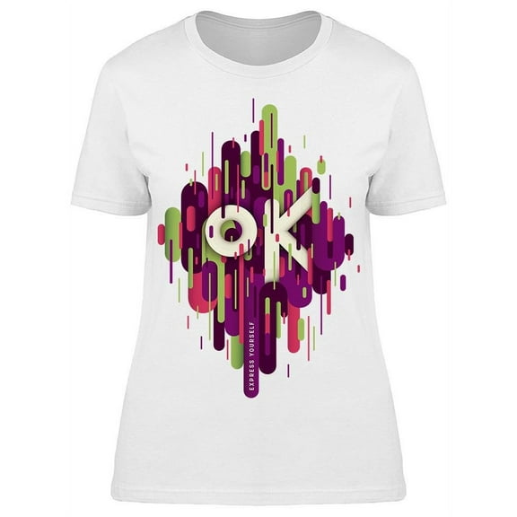 Abstract Style Ok Tee Women's -Image by Shutterstock