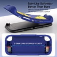 thumbnail image 3 of Slim Protective Case for Nintendo Switch 2, Soft Silicone Anti-Slip Shockproof Cover with Ergonomic Grip, Cute Design-Durk Blue, 3 of 7