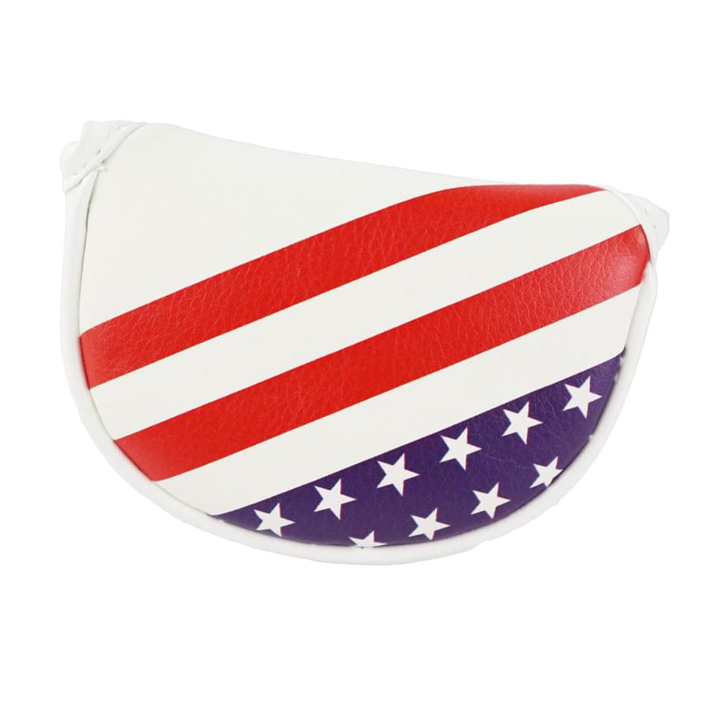 Golf Mallet Putter Cover Headcover Golf Head Cover with Closure - Lightweight & Durable