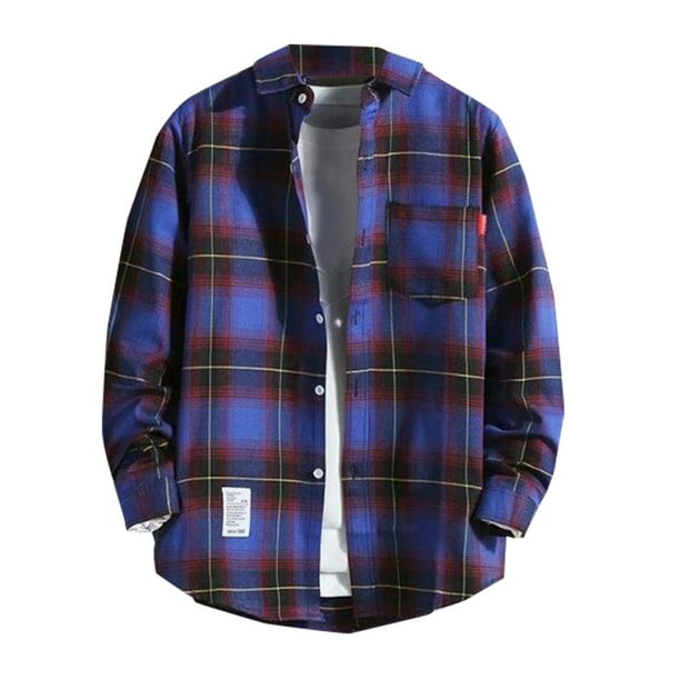 Plaid deals jacket walmart