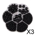 thumbnail image 1 of Cuentas de perlas,Perlas de imitación Cuentas Pendientes Fabricación de joyas,Cuentas redondas para manualidades DIY Dijes hechos a mano Anillos,Perlas de plástico Cuentas espaciadoras, 1 of 5