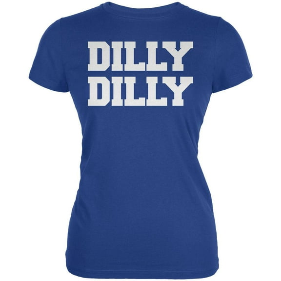 Dilly Dilly Juniors Soft T Shirt Royal SM