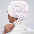 thumbnail image 2 of Yanyanz Handkerchiefs for Men, Women Solid Color Mesh Bottoming Hat Breathable Elastic Belt Cap Scarf Bottoming Headscarf, Women's Handkerchiefs White One Size, 2 of 4