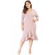 thumbnail image 2 of Vestido Midi Con Volantes Cuello V De Cóctel TalGrande PaMujer Ro4XL, 2 of 6