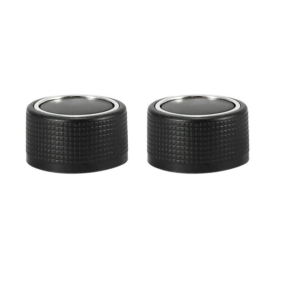 Pair Car Rear Radio Volume Control Knob for Chevrolet for GM 22912547 Black