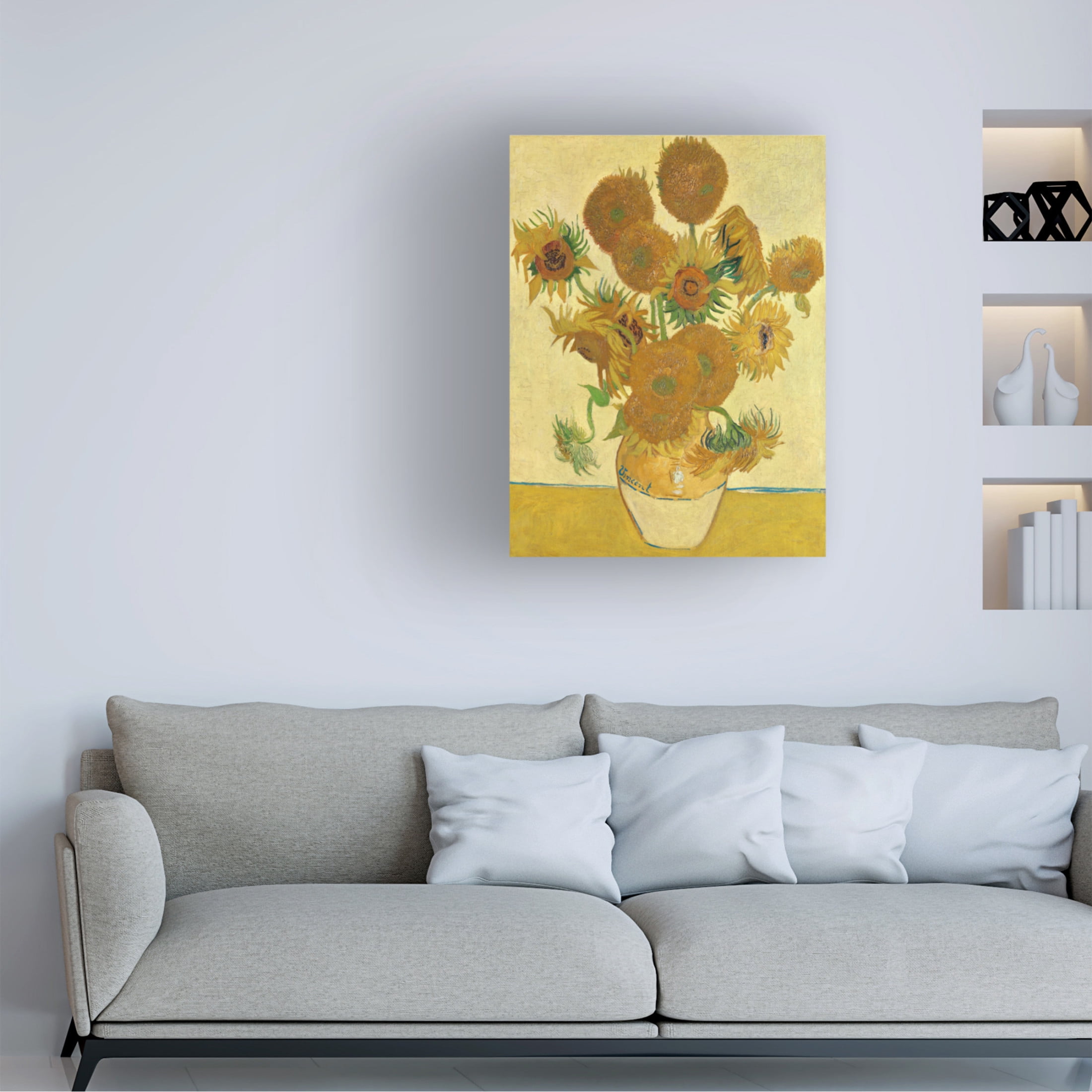 Trademark Fine Art Pictufy Sunflowers Canvas Wall Art