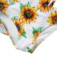 thumbnail image 4 of BULLPIANO Girl's 3 Piece Swimsuits Printed Rashguard Swimsuit Set Bikini Bathing Suit, 4 of 4