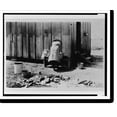 thumbnail image 2 of Historic Framed Print, [Rear view of woman washing clothes], 17-7/8" x 21-7/8", 2 of 9