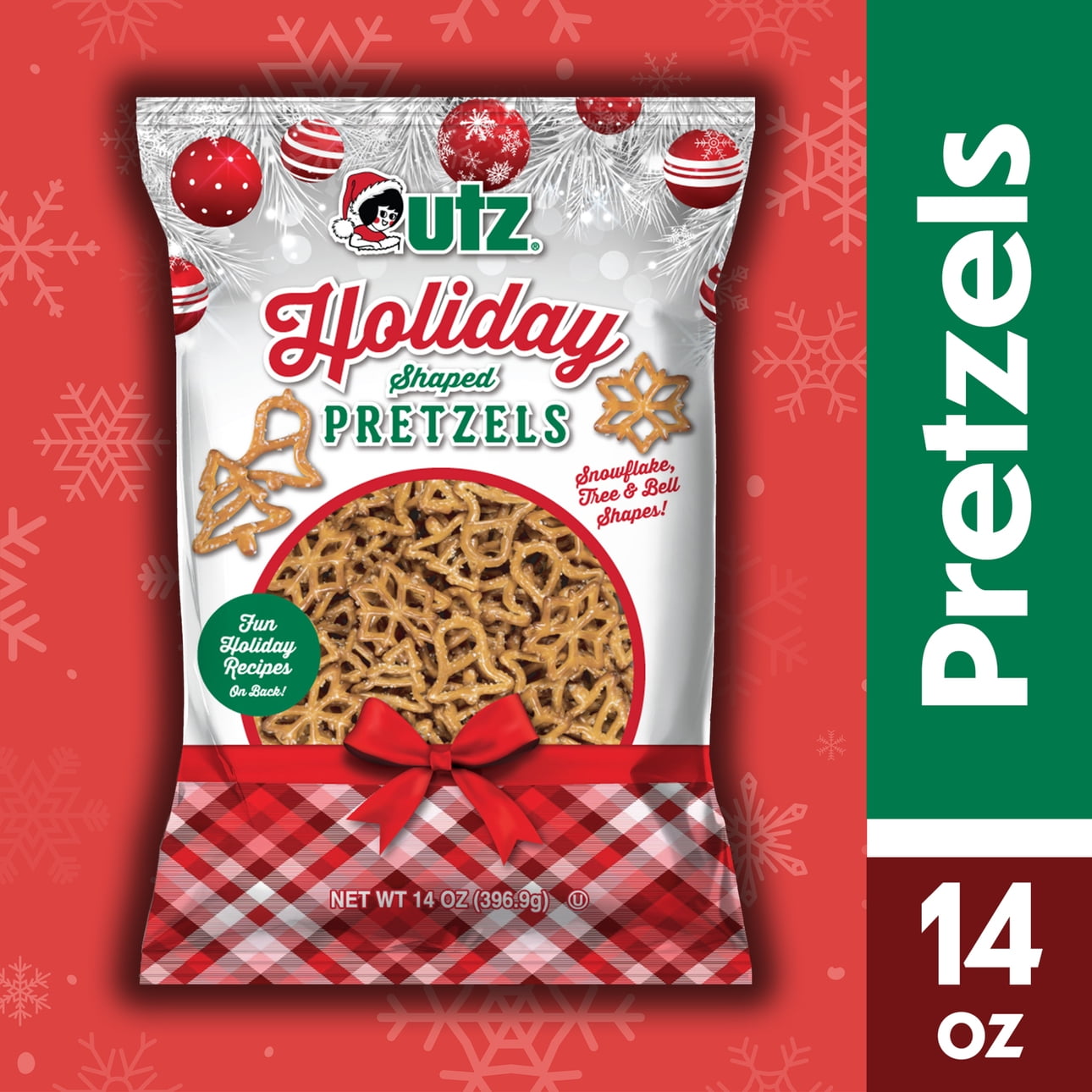 14 oz Utz Holiday Shaped Pretzels