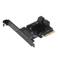 thumbnail image 2 of Extensor De Adaptador De Tarjeta De Expansión Sata3.0 De 5 Puertos Para Win7 Win8 Win10 Linux Minnieouse EL008265-00, 2 of 6