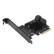 thumbnail image 2 of Extensor De Adaptador De Tarjeta De Expansión Sata3.0 De 5 Puertos Para Win7 Win8 Win10 Linux Advancent EL008265-00, 2 of 6